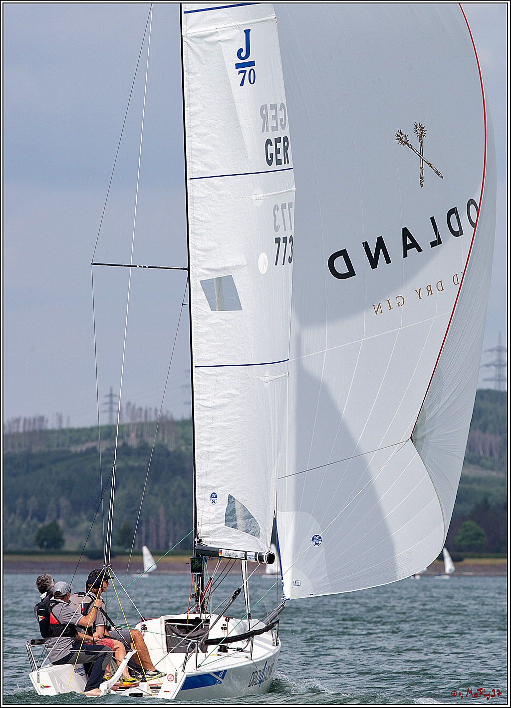 J70 - WOODLAND, 12.06.2021 Segelboot; Segeln; Woodland; Spinnaker; J70; Sorpesee; Sauerland